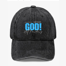 Awesome God Still Trending Christian Dad Hat Faith Jesus Religious Baseball Cap