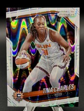 2025 Panini Prizm WNBA #3 Tina Charles White Seismic