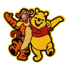 Winnie the Pooh & Tigger Patch, Iron On/Sew On