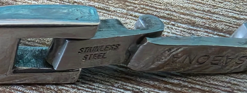 Sabona матовый из нержавеющей стали магнит 8,25» L / XL браслет унисекс ретро Y2K - Изображение 4 из 4