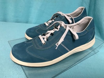 Mephisto Laser Perf Runoff Women's Turquoise Blue Sneaker 8.5