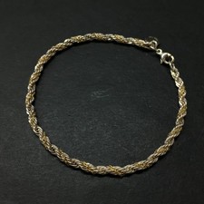 EGA TIFFANY&CO. Twist Rope Gold 750/Silver 925 Bangle Bracelet*/2BJ3191