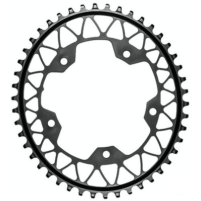 absoluteBLACK  5x110BCD Gravel Oval Chainring GROV48/110/5BK