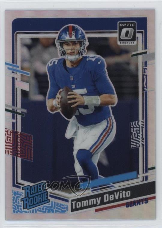 2023 Panini Donruss Optic Rated Rookie Holo Prizm Tommy DeVito #280 12g7