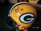 Green Bay Packer Chuck Cecil Autographed mini helmet new with tag