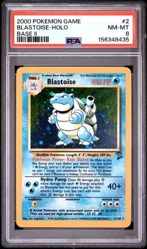 Blastoise graded PSA 8 for sale on eBay