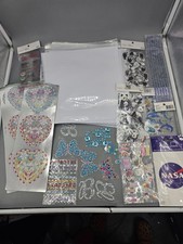 Scrapbooking Lot 42 Page Refills New Stickers, Jewels, And Others