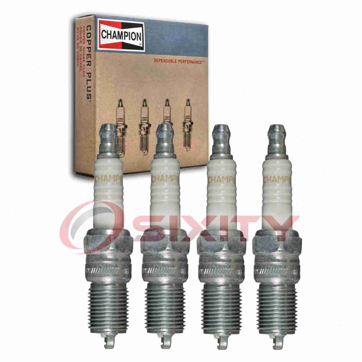 4 pc Champion 685 Spark Plugs for S59YC R5724-9 H5DC AR93 7891 Ignition Wire ww