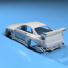 1/64 Print Kit FatBoi para GTR 33 Hot Wheels