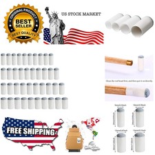 40pcs Slip On Pool Cue Tips Replacement Billiard Cue Tips 4 Sizes Slip-On Cue...