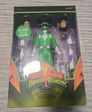 Super 7 Ultimates Glow In The Dark Green Ranger Power Rangers Collectible Figure