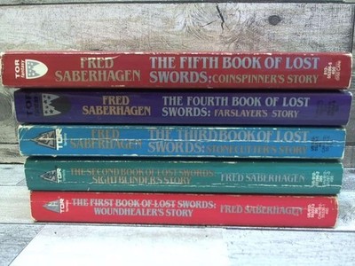 Book of Lost Swords, 5 Book Set by Fred Saberhagen (Wound Healer's, Sight Blinde