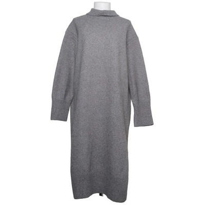 H&M, Rollkragenkleid, Größe: L, Grau, Acryl/Polyester/Wolle, Damen #eZP