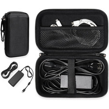 Hard EVA Travel Case for Chromebook USB-C Charger Protective Storage