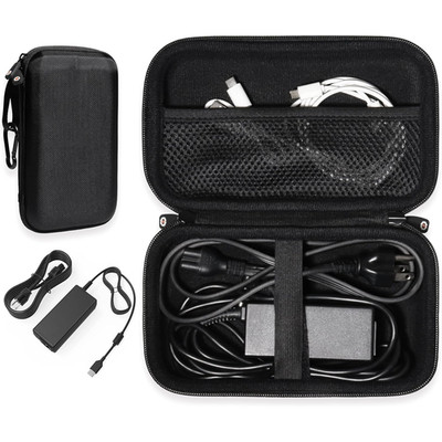 Hard EVA Travel Case for Chromebook USB-C Charger Protective Storage
