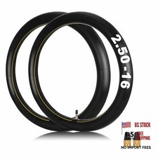 2-Pack 2.25/2.50-16" Inner Tube Replacement for XR 75 80 CRF 80F Dirt Bike