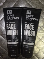 Duke Cannon Supply Co Oil-Control Face Wash Built To Eliminate Oil 6 Oz Lot Of 2