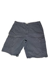 Vintage 1980s Op Ocean Pacific Slate Gray Corduroy Talon Zip USA 36 Shorts
