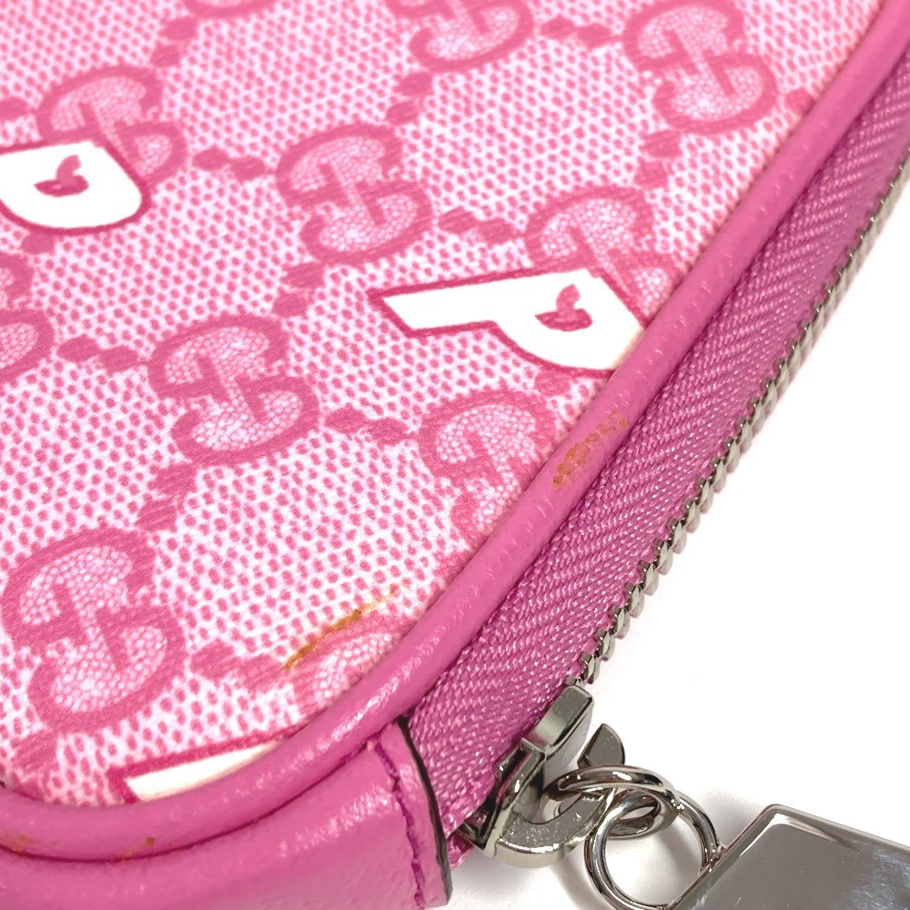 GUCCI 723144 Palace GG Supreme Wallet Coin Case Zip Around coin