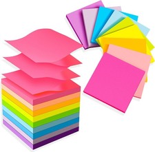 Post It Notes Pop-up, Sticky Notes, 3x3 Inches, 18 Pads, Bright Colors Self-st