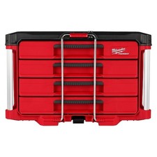 Milwaukee Packout 4-Drawer Tool Box -Red/Black 48-22-8444