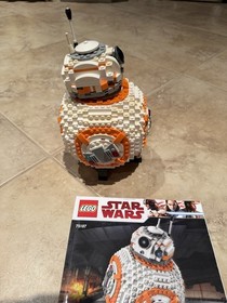 LEGO Star Wars BB-8 75187 Complete Set with Display Stand & Instruction Manual