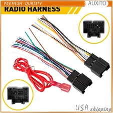 Radio Stereo Wire Harness + Antenna Adapter Combo For GMC Sierra 1500 2500 07-13