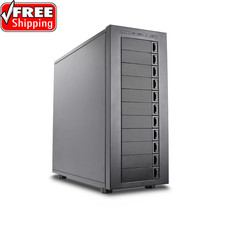 Thor NAS - Full Tower Workstation Case  Server Chassis  Supports up to 11 3...