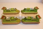 Four 1972 Vintage Matchbox Lesney Superfast Rescue Hovercraft Boats #72