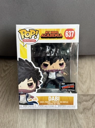 Funko Pop! My Hero Academia Dabi #637 2019 NYCC Exclusive Official Sticker