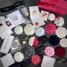 Authentic Chanel Beauty Seasonal Edition Packaging Clasp / Button Camellia etc..