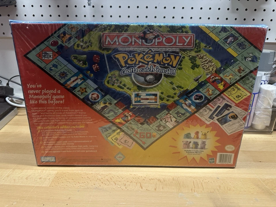 Sealed Hasbro Pokemon gotta Catch 'em All! Monopoly Board Game Collector's Ed. - Image 2 of 4