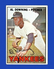 1967 Topps Set-Break #308 Al Downing EX-EXMINT *GMCARDS*