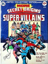 DC LIMITED COLLECTORS EDITION C-45 MORE SECRET ORIGINS - SUPER-VILLAINS 1976 