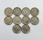 (Lot of 10) Full Date Buffalo Nickels 5C High Grade AU UNC Mixed Dates Coins