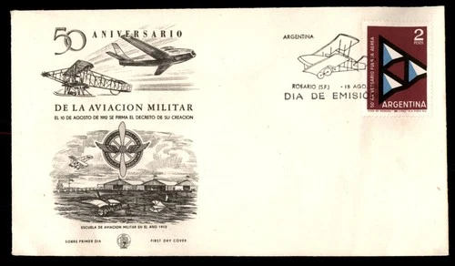 Mayfairstamps Argentina FDC Air Force Anniv Aicrafts First Day Cover aax_14237