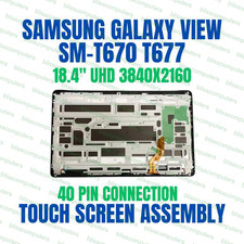 OEM Samsung Galaxy View SM-T670 T677 LCD Display Touch Screen Assembly Frame