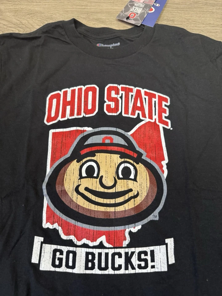 Camiseta Ohio State Buckeyes Champion Youth Strong Mascot Team - Nueva con etiquetas L 10-12 Foto 3 de 4
