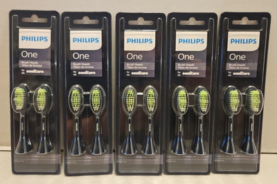 Phillips One Replacement Brush Heads by Sonicare BH1022 - Lot Of 5 - New C3