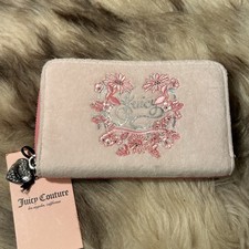NWT Juicy Couture In Bloom Multi Compartment Bifold Wallet - Powder Blush