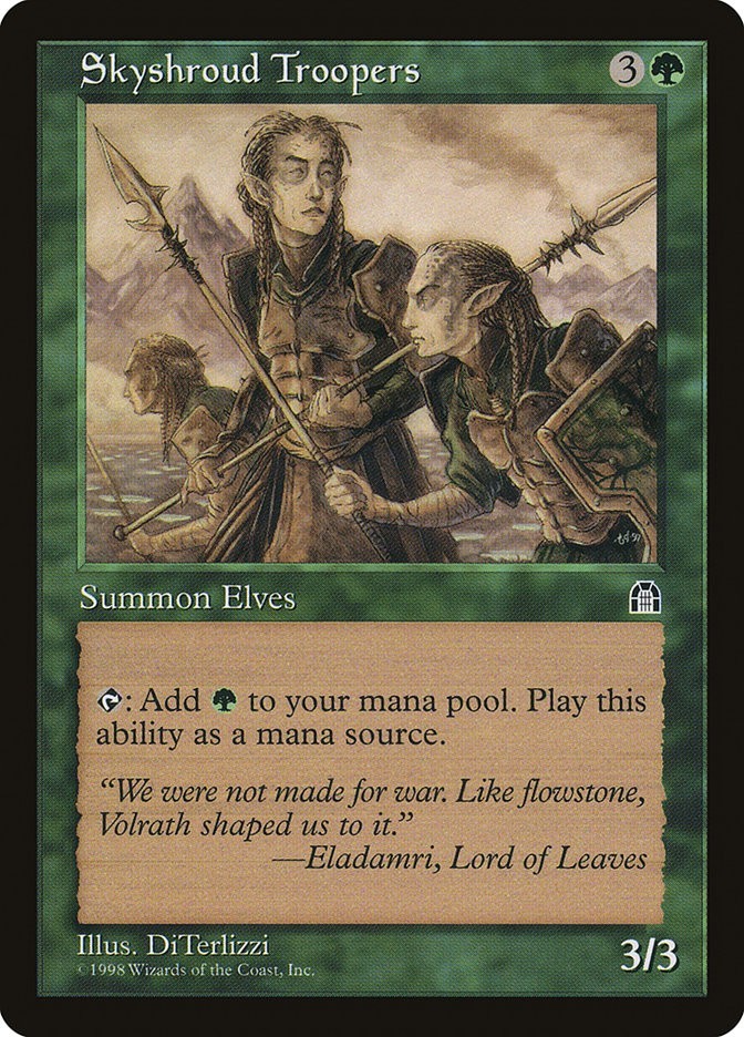 Stronghold Skyshroud Troopers MTG Magic the Gathering NM