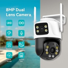 Telecamera  Esterna Doppio obiettivo 360° ICSEE Wireless  speed zoom Camera 2025