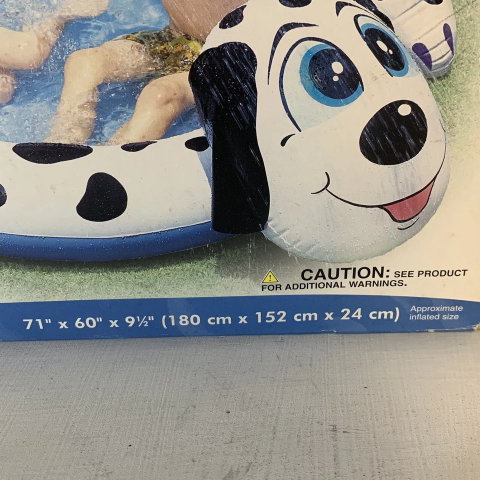 NEW Open Box The Wet Set 2001 Dog Puppy Spray Pool Kids Inflatable Dalmatian - Image 2 of 4