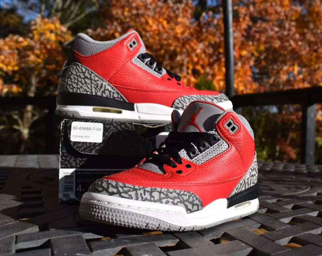 Nike Air Jordan 3 Retro SE GS 'Unite' Fire Red CQ0488-600 Youth