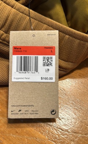 Men’s Nike Therma-Fit ADV A.P.S Fitness Pants Bronze FB6849-716 Size Large NEW - Picture 5 of 8