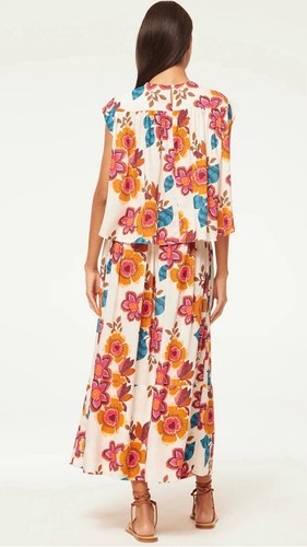 MISA Los Angeles Floral Alina Top and Limor Skirt Women Size Small Flowy NWT - Picture 2 of 10