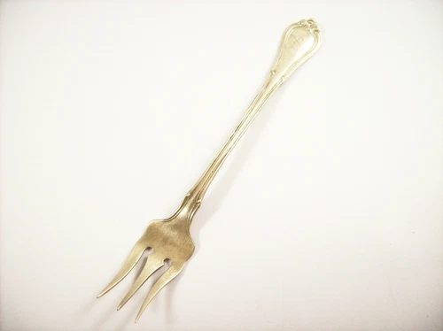 ANTIQUE STERLING SILVER OYSTER FORK, NORFOLK/ VILLA NORFOLK, GORHAM CORP.