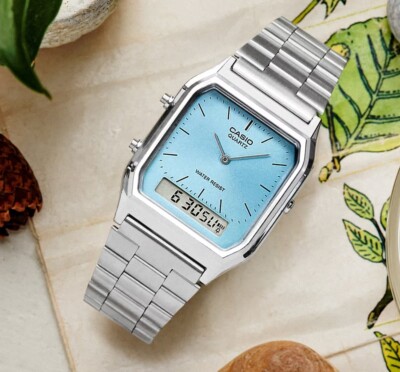 【新品未使用】 CASIO AQ-230A-2A1 CASIO ANA-DIGI Quartz Watch Vintage Series AQ-230A-2A1MQY | eBay