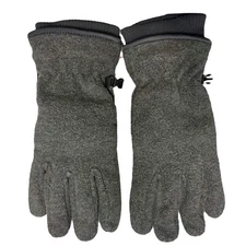 Thinsulate 40 Gram Men M/L Gray Fleece Wrist Glove Winter Non Slip Palm Grip