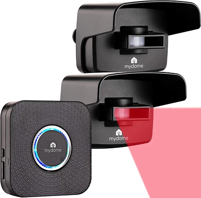 Mydome Wireless Driveway Alarm Sensor & Garden Sensor alarm | Home Security Kit,